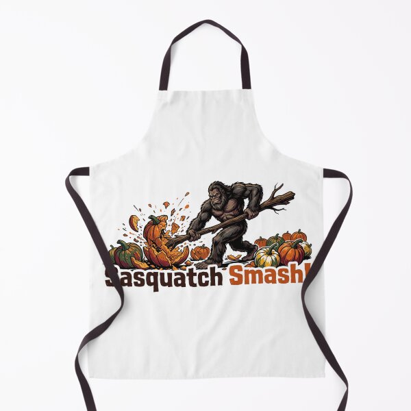 Item preview, Smashing Pumpkin Sasquatch Smash - Bigfoot Crushing Jack O'Lanterns designed and sold by Spank My Yeti.