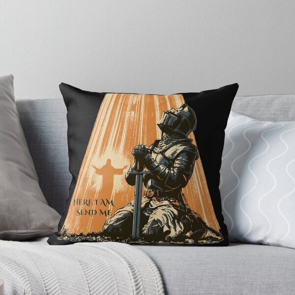 Item preview, Here I Am Send Me Christian Knight Faith Isaiah 6:8 designed and sold by D-Oles-Mercher.