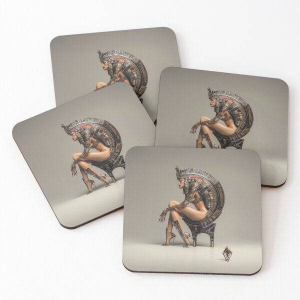 Item preview, Nefertiti – Futuristic Egyptian Queen Art designed and sold by Audra-studio.