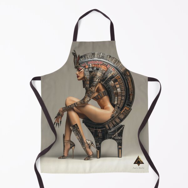 Item preview, Nefertiti – Futuristic Egyptian Queen Art designed and sold by Audra-studio.