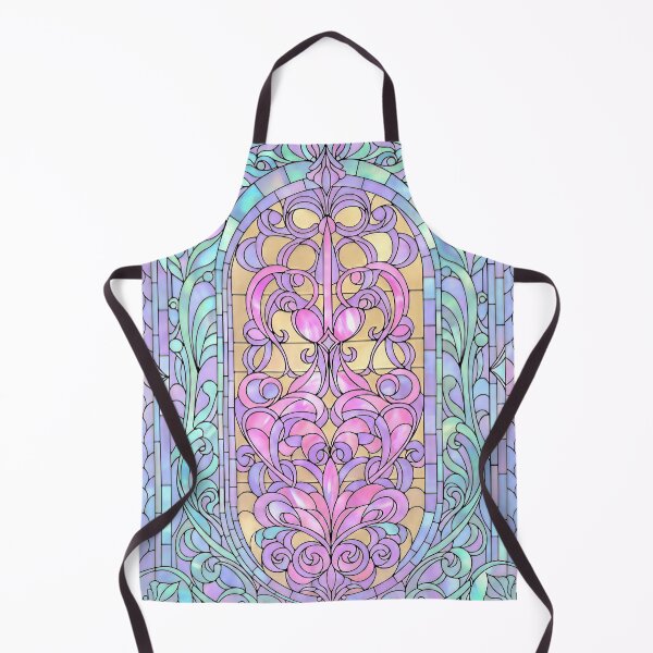 Item preview, Geometric Pastel Stained Glass Art designed and sold by LaRoach Digital Arts.