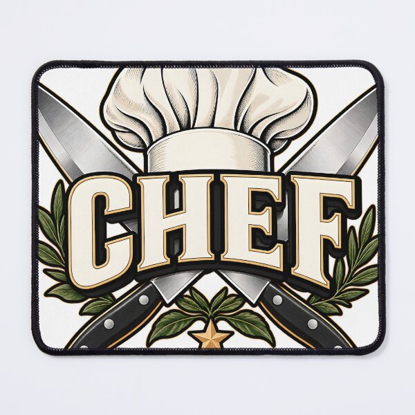 Item preview, Professional Chef Crossed Knives Culinary Kitchen Emblem designed and sold by KawaiiOrbit.