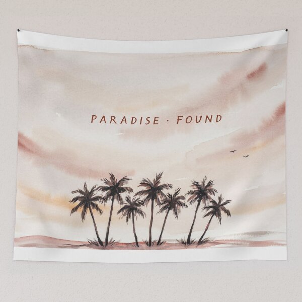 Item preview, Vintage Watercolor Palm Trees Tropical Quote Art Vector designed and sold by Shutter-Dragon.