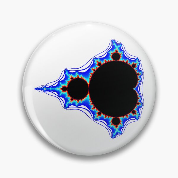 Item preview, Blue Electric Mandelbrot Set Fractal Geometry Shapes Mania designed and sold by Shapes-Mania.