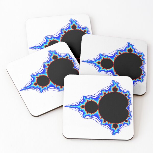 Item preview, Blue Electric Mandelbrot Set Fractal Geometry Shapes Mania designed and sold by Shapes-Mania.