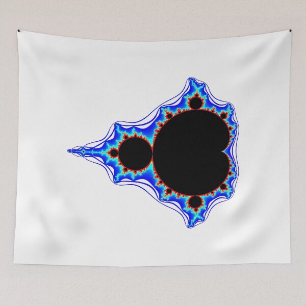 Item preview, Blue Electric Mandelbrot Set Fractal Geometry Shapes Mania designed and sold by Shapes-Mania.