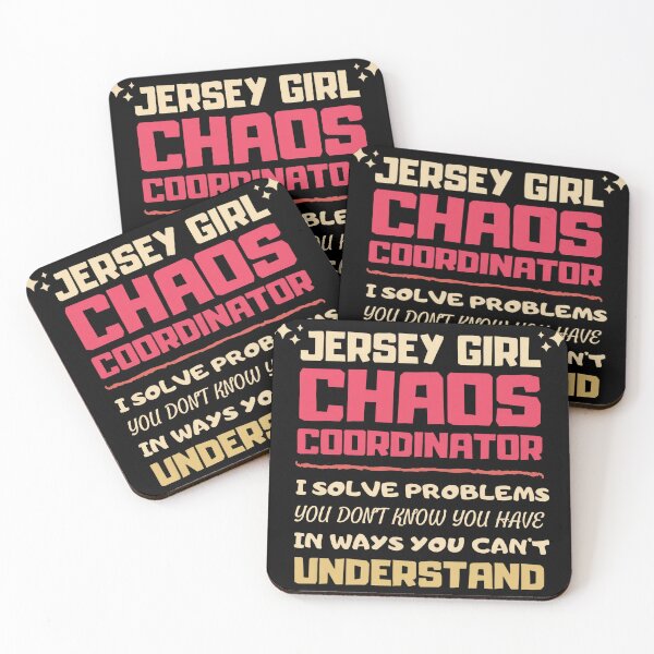 Item preview, Jersey Girl Chaos Coordinator Funny Problem Solver Sarcastic Gift designed and sold by JerseyGirls.