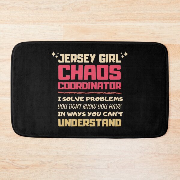 Item preview, Jersey Girl Chaos Coordinator Funny Problem Solver Sarcastic Gift designed and sold by JerseyGirls.
