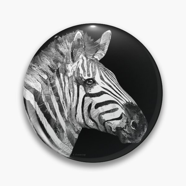 Item preview, Black And White Zebra Stripes Animal Prints designed and sold by Sharon Cummings Art.