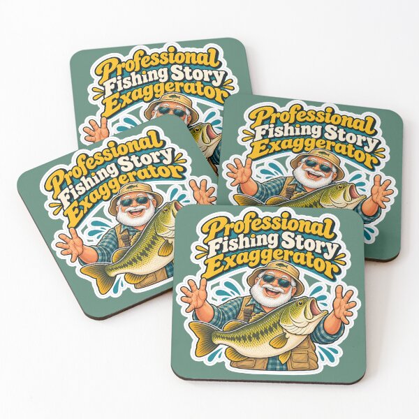 Item preview, Professional Fishing Story Exaggerator Grandpa designed and sold by NovaToons.
