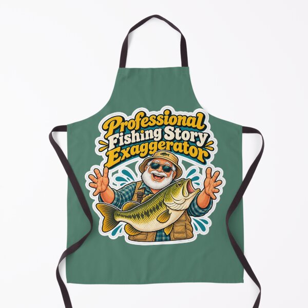 Item preview, Professional Fishing Story Exaggerator Grandpa designed and sold by NovaToons.