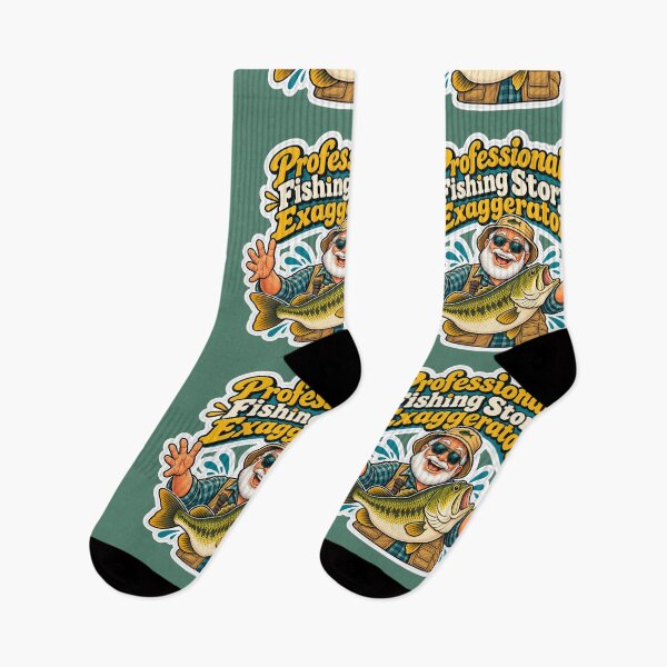 Item preview, Professional Fishing Story Exaggerator Grandpa designed and sold by NovaToons.