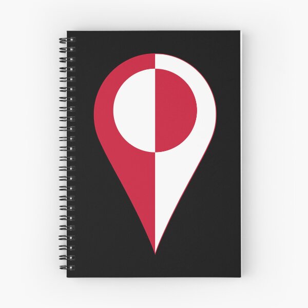 Item preview, Greenland Flag Location Pin Map Marker | Greenlandic Destination GPS Icon designed and sold by NTGUILTY.