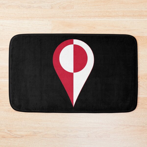 Item preview, Greenland Flag Location Pin Map Marker | Greenlandic Destination GPS Icon designed and sold by NTGUILTY.