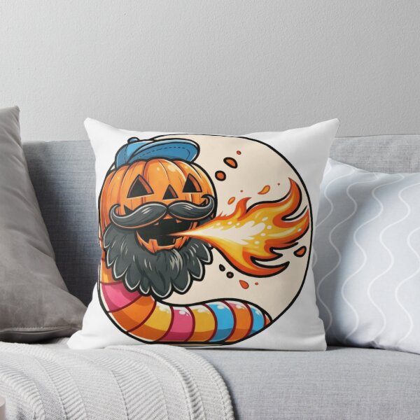 Item preview, Halloween Pumpkin Bearded Fireworm designed and sold by BeardedFireworm.