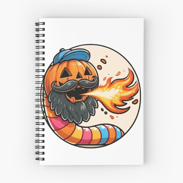 Item preview, Halloween Pumpkin Bearded Fireworm designed and sold by BeardedFireworm.