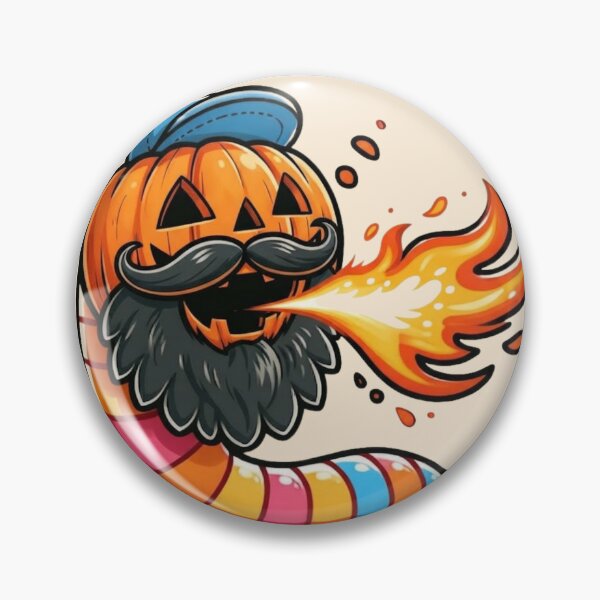 Item preview, Halloween Pumpkin Bearded Fireworm designed and sold by BeardedFireworm.