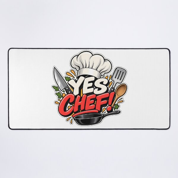 Item preview, YES CHEF Funny Cooking Kitchen Utensils Chef Hat Sticker designed and sold by KawaiiOrbit.