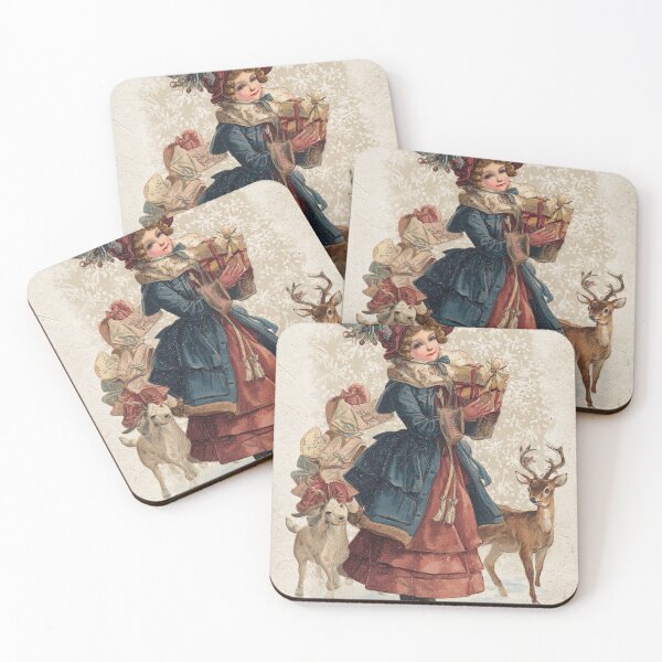 Item preview, Vintage Victorian Christmas card designed and sold by MendaciousMina.