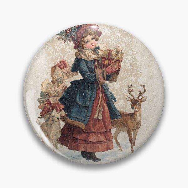 Item preview, Vintage Victorian Christmas card designed and sold by MendaciousMina.