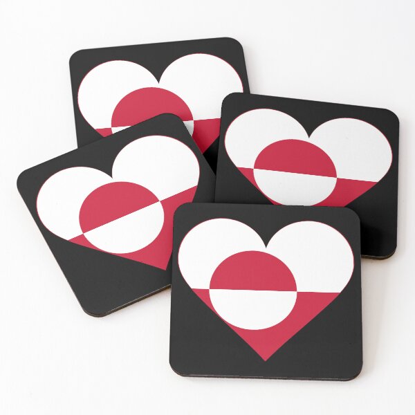 Item preview, Greenland Heart Flag Graphic | I Love Greenland Patriotic Symbol designed and sold by NTGUILTY.