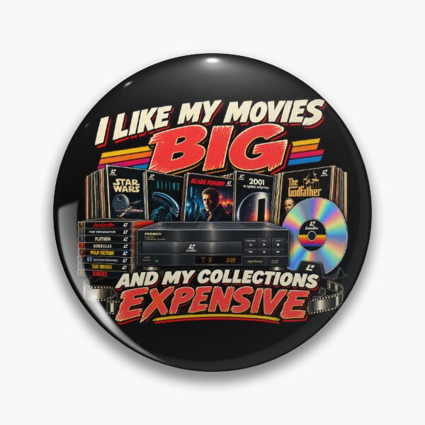 Item preview, I Like My Movies Big – Retro LaserDisc Collector designed and sold by DopeyRobot.