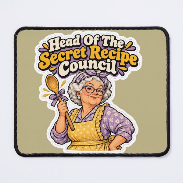 Item preview, Head Of The Secret Recipe Council designed and sold by NovaToons.
