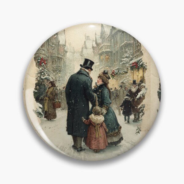 Item preview, Vintage Victorian Christmas card designed and sold by MendaciousMina.