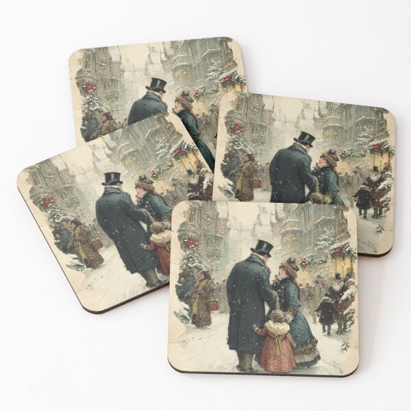 Item preview, Vintage Victorian Christmas card designed and sold by MendaciousMina.