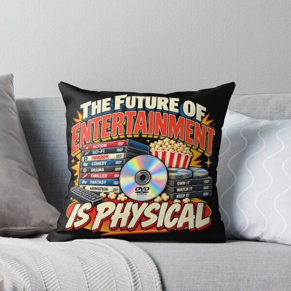 Item preview, The Future of Entertainment Is Physical – Retro Media Collector designed and sold by DopeyRobot.