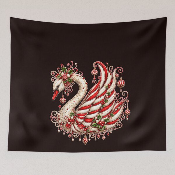 Item preview, Swans Xmas Merry Christmas Men Women Kids designed and sold by JolinChinn.