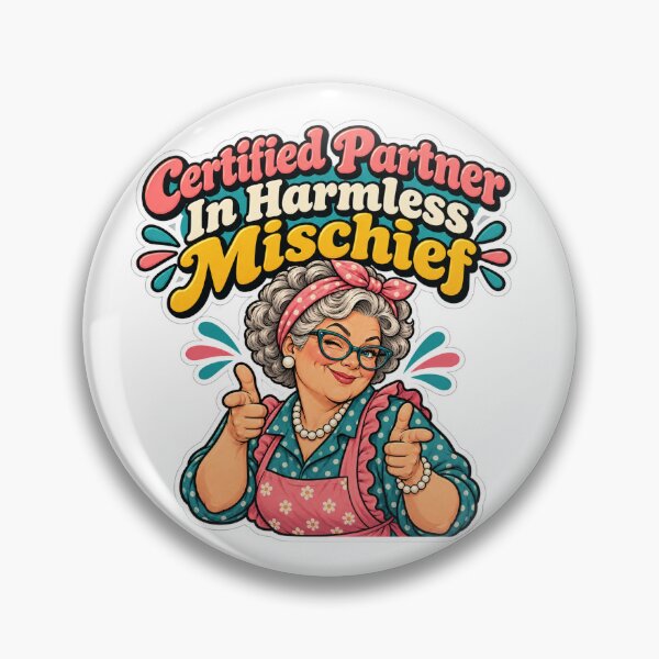 Item preview, Certified Partner In Harmless Mischief designed and sold by NovaToons.