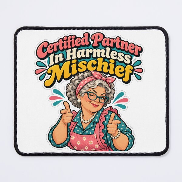 Item preview, Certified Partner In Harmless Mischief designed and sold by NovaToons.