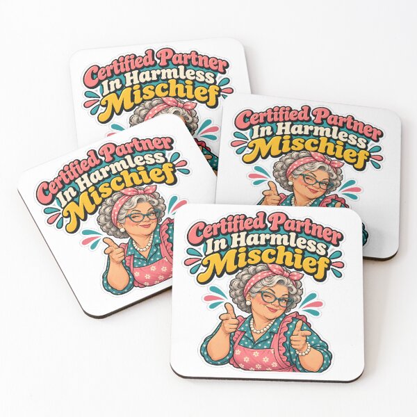 Item preview, Certified Partner In Harmless Mischief designed and sold by NovaToons.