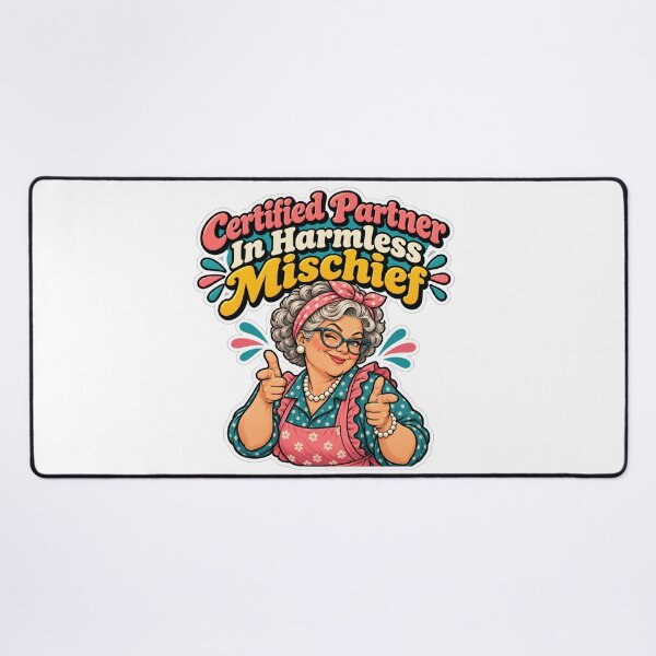 Item preview, Certified Partner In Harmless Mischief designed and sold by NovaToons.