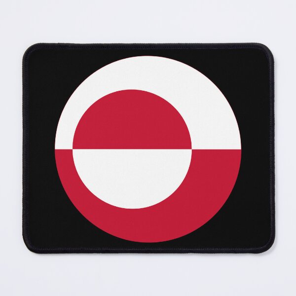 Item preview, Round Greenland Flag Icon designed and sold by NTGUILTY.