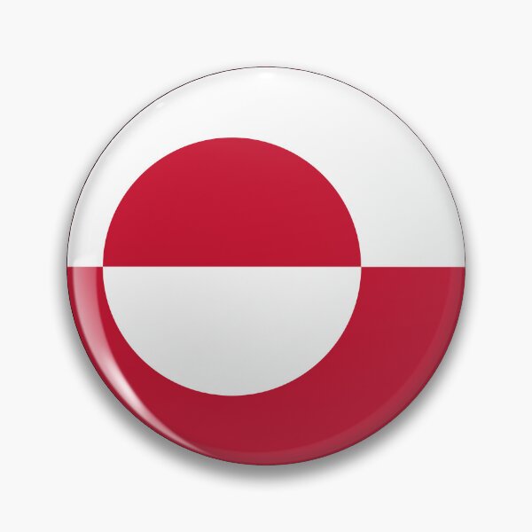 Item preview, Round Greenland Flag Icon  designed and sold by NTGUILTY.