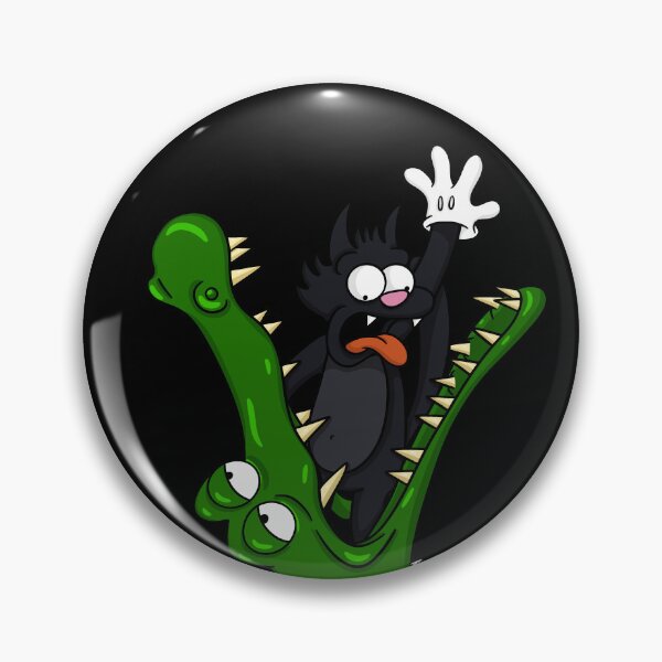 Item preview, Bitey Scratchy - Black Background  designed and sold by The Abysmall.