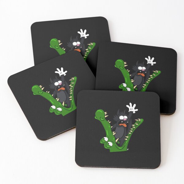 Item preview, Bitey Scratchy - Black Background  designed and sold by The Abysmall.