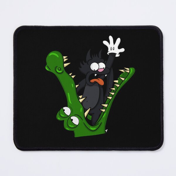 Item preview, Bitey Scratchy - Black Background designed and sold by The Abysmall.
