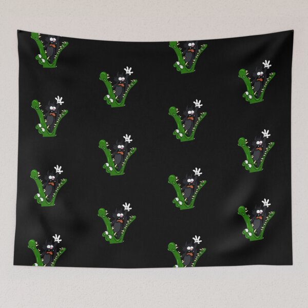 Item preview, Bitey Scratchy - Black Background  designed and sold by The Abysmall.