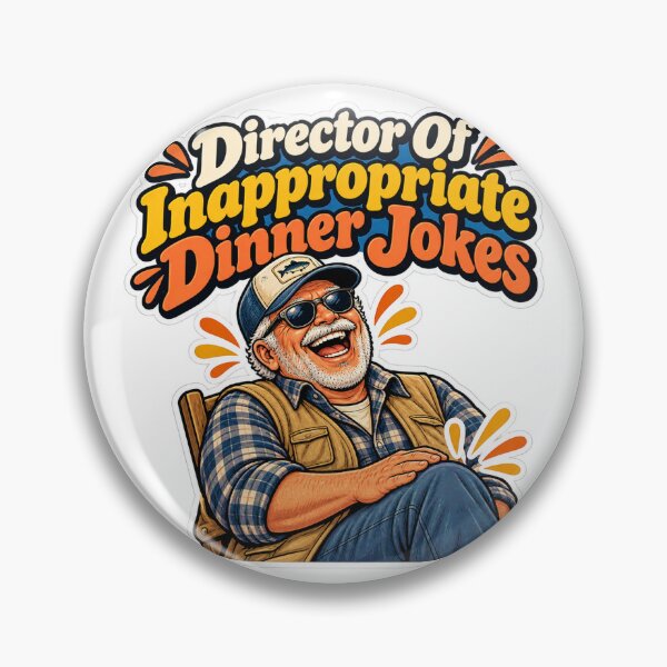 Item preview, Director Of Inappropriate Dinner Jokes designed and sold by NovaToons.