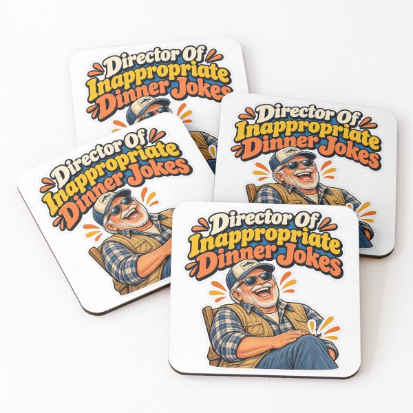 Item preview, Director Of Inappropriate Dinner Jokes designed and sold by NovaToons.