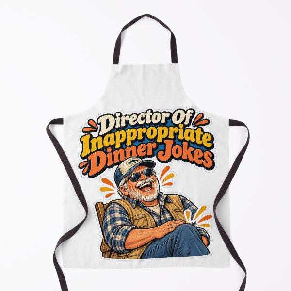Item preview, Director Of Inappropriate Dinner Jokes designed and sold by NovaToons.