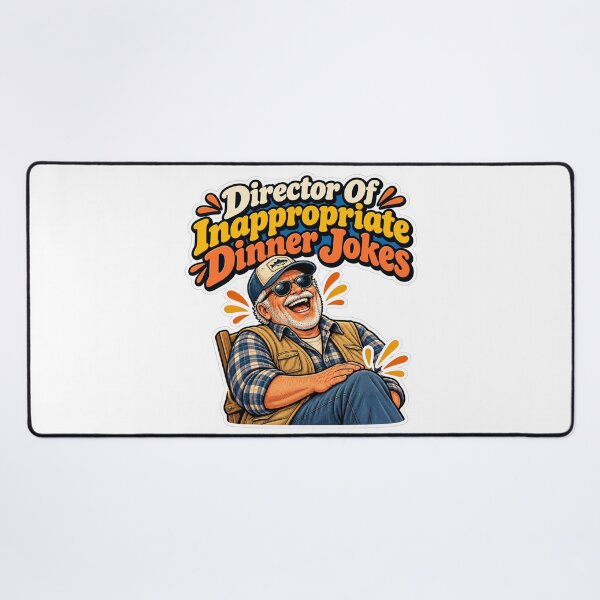 Item preview, Director Of Inappropriate Dinner Jokes designed and sold by NovaToons.