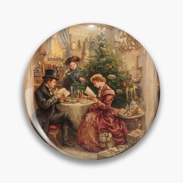 Item preview, Vintage Victorian Christmas card designed and sold by MendaciousMina.