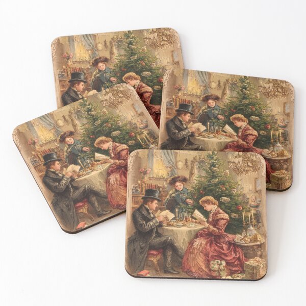 Item preview, Vintage Victorian Christmas card designed and sold by MendaciousMina.