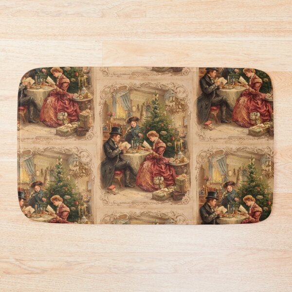 Item preview, Vintage Victorian Christmas card designed and sold by MendaciousMina.