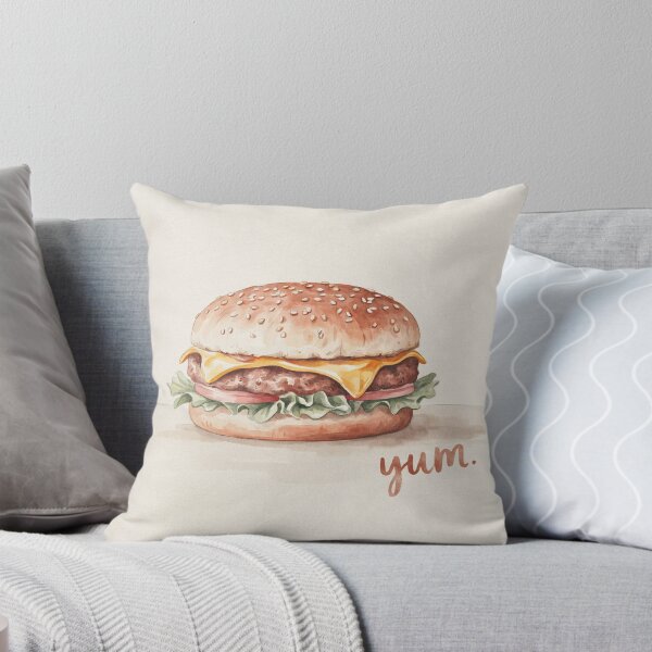 Item preview, Vintage Watercolor Cheeseburger Food Quote Art Vector designed and sold by Shutter-Dragon.