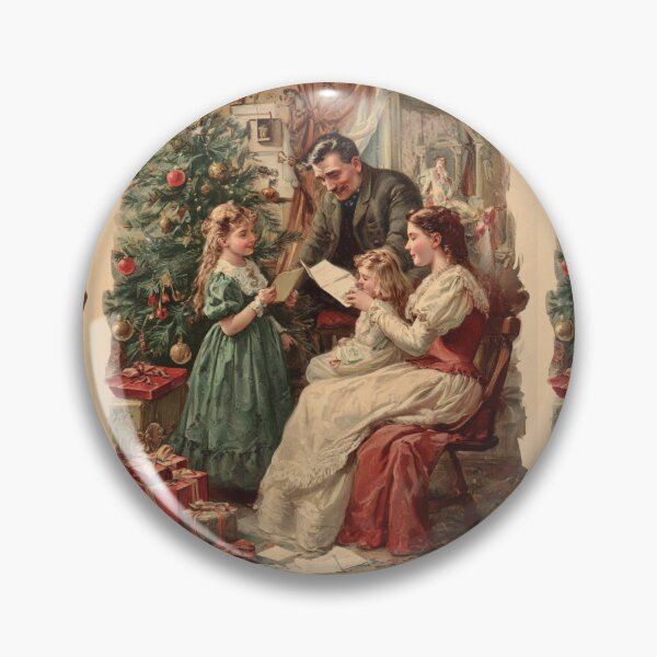 Item preview, Vintage Victorian Christmas card designed and sold by MendaciousMina.